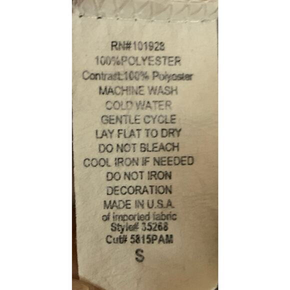 Susan Lawrence Women's Size Small Top Sequin Details Colorful 1/4 sleeve USA - Picture 12 of 12